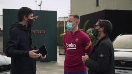 FC-Barcelona-players-dive-into-the-CUPRA-World-and-customise-their-own-cars Video HQ Footage