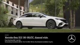TV FOOTAGE EQS 580 4MATIC diamond white PREVIEW