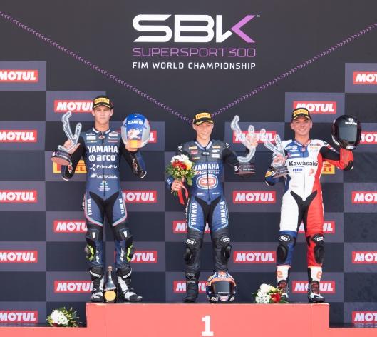 WorldSSP300 Race 1 podium