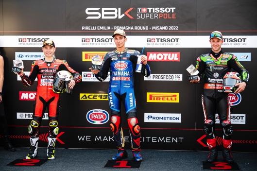 Superpole Race podium