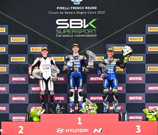 WorldSSP Race 1 podium