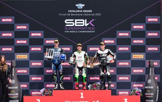 WorldSSP300 Race 1 podium