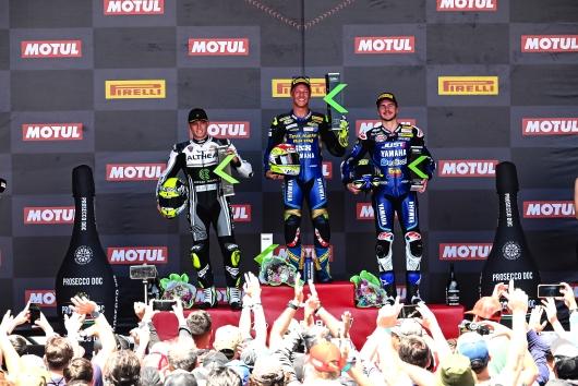 WorldSSP Race 2 podium