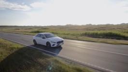 Mercedes Benz A250 E Saloon Footage Driving Scenes