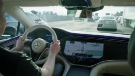 footage eqs drive pilot automatic lane change california